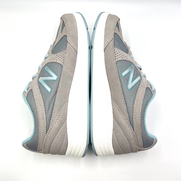 5.5 2E XW EXTRA WIDE New Balance Women's Gray Blue 877 V1 Walking Sneakers Shoes - Picture 6 of 11